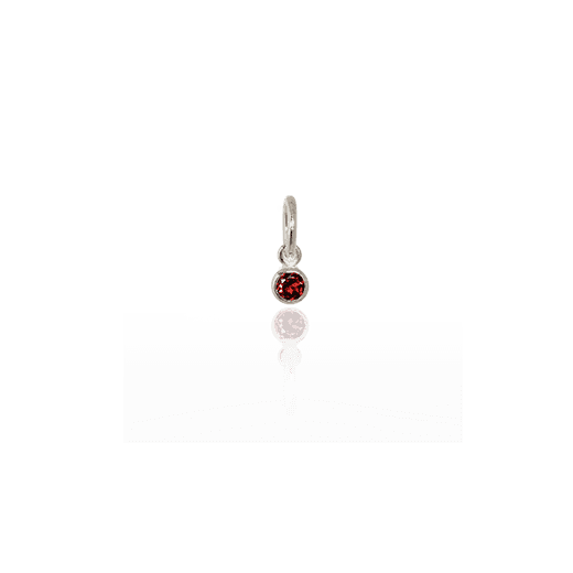 January Pendant Charm (Garnet)