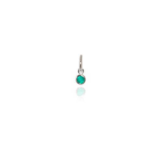 May Pendant Charm (Green Onyx)